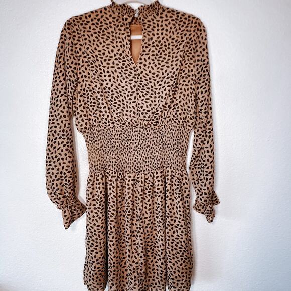 Adorn Boutique Leopard Print Dress - Size Medium - Picture 3 of 7